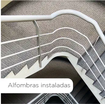 Alfombras instaladas